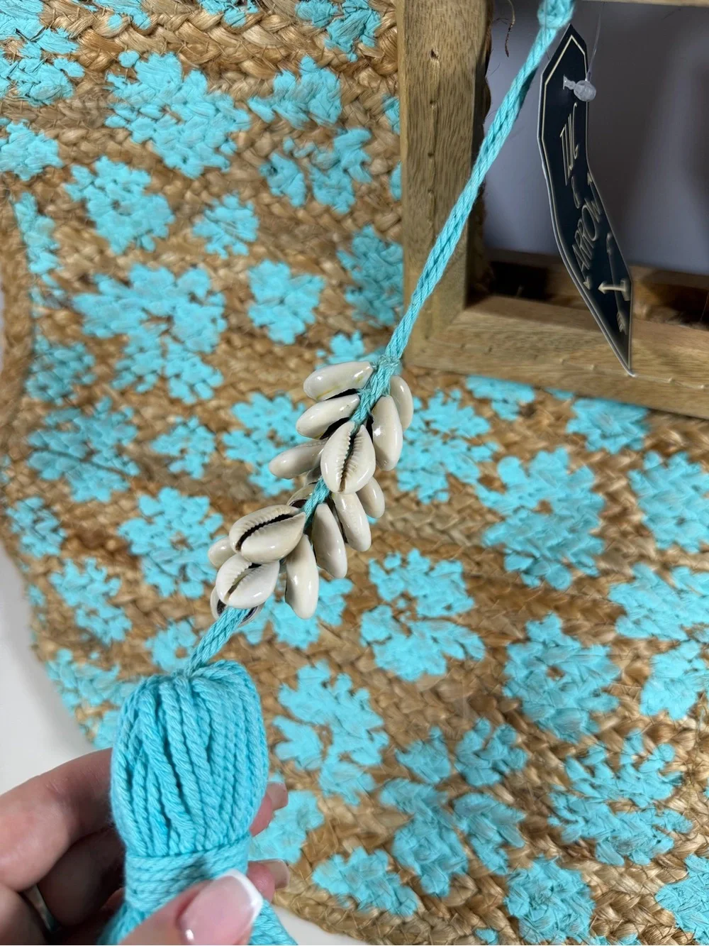 Twig & Arrow straw tote